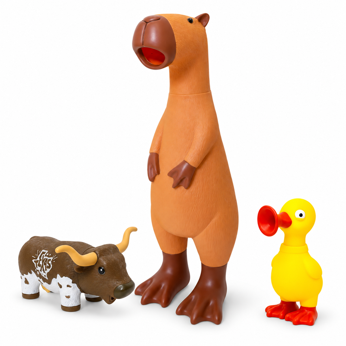 Animolds Squeeze Me Texas Longhorn | Funny Squeezy Gag Gift Toy
